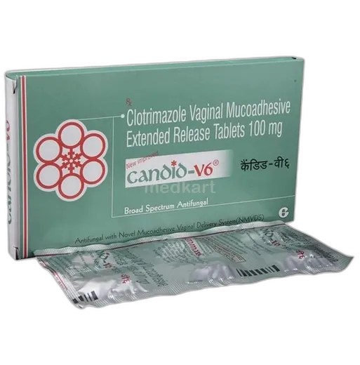 candid v6 vaginal tablet 6's